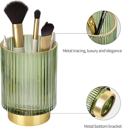 CANITORON Makeup Brush Holder, 2 Pack Glass Makeup Brush Holder Organizer Store - Image 6