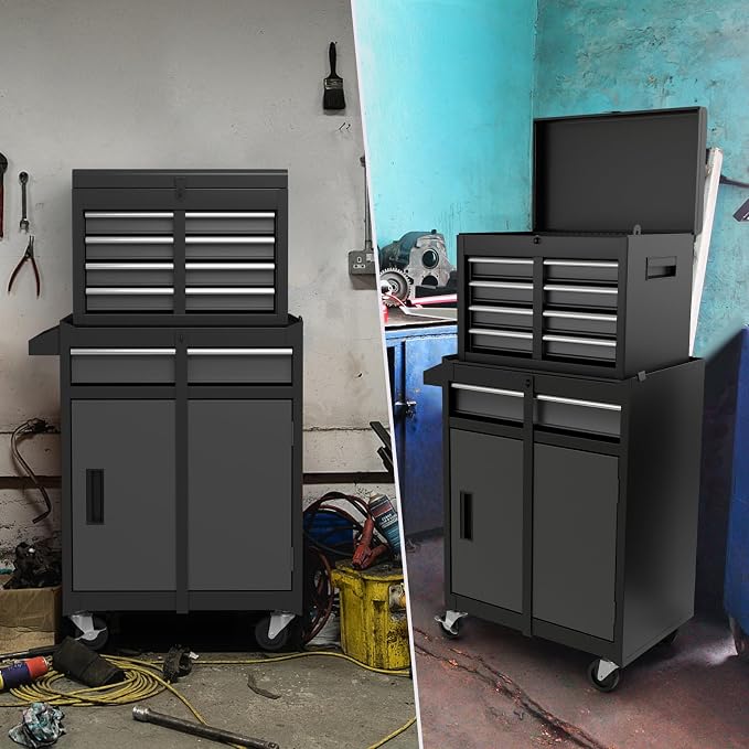 Goplus Tool Chest, 5-Drawer Rolling Cabinet - Image 9