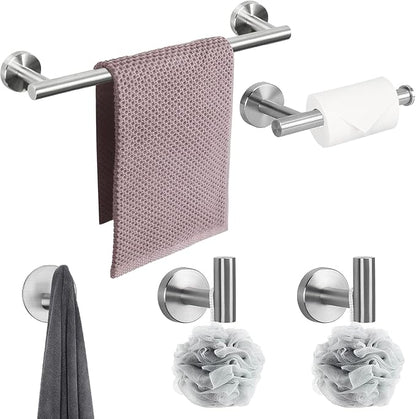 NearMoon Bathroom Hardware Set SUS 304 Thicken Stainless Steel-Towel Bar Set - Image 4