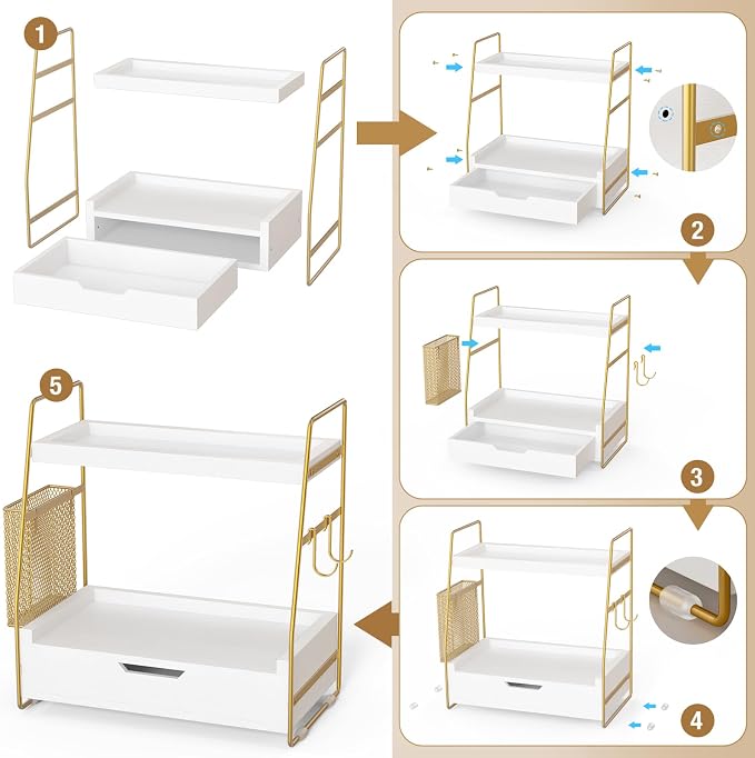 2-Tier Bathroom Counter Organizer - Image 7