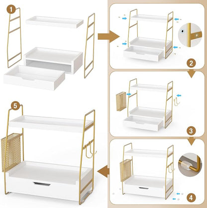 2-Tier Bathroom Counter Organizer - Image 7