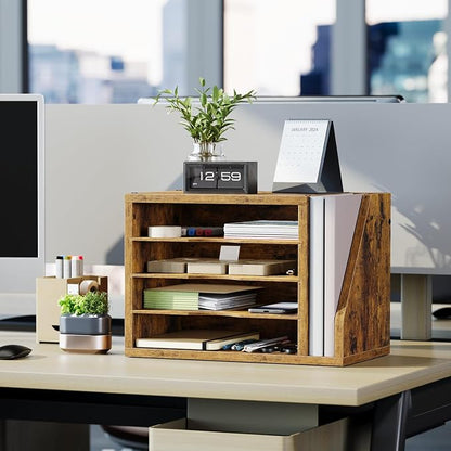 Wooden Mail Organizer, Desk Organizer - Image 7