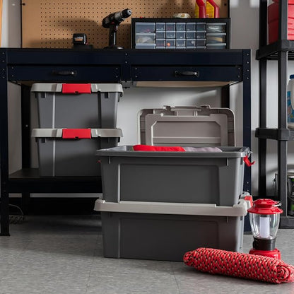 IRIS USA 12 Gallon Lockable Storage Totes - Image 2