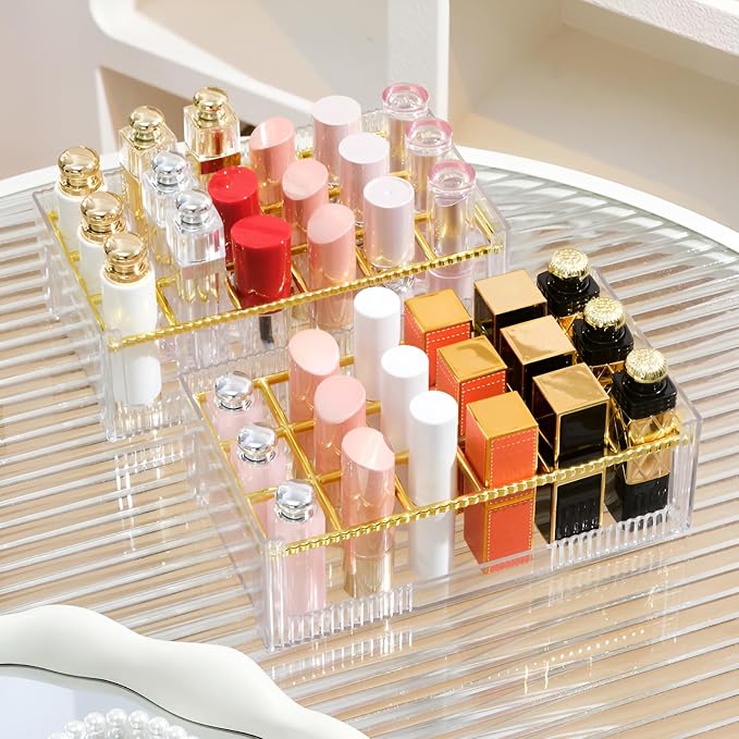 18 Grids Lipsticks Organizer, Storage Display Case, - Image 6