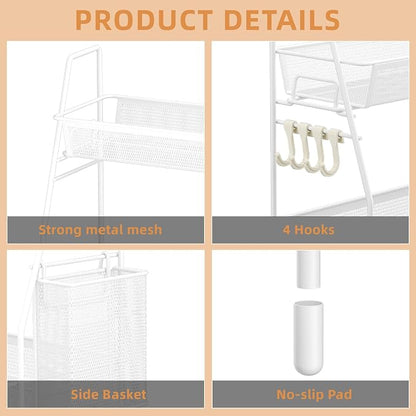 VITVITI 2-Tier Bathroom Organizer Countertop, Metal Wire Mesh Bathroom Counter - Image 6