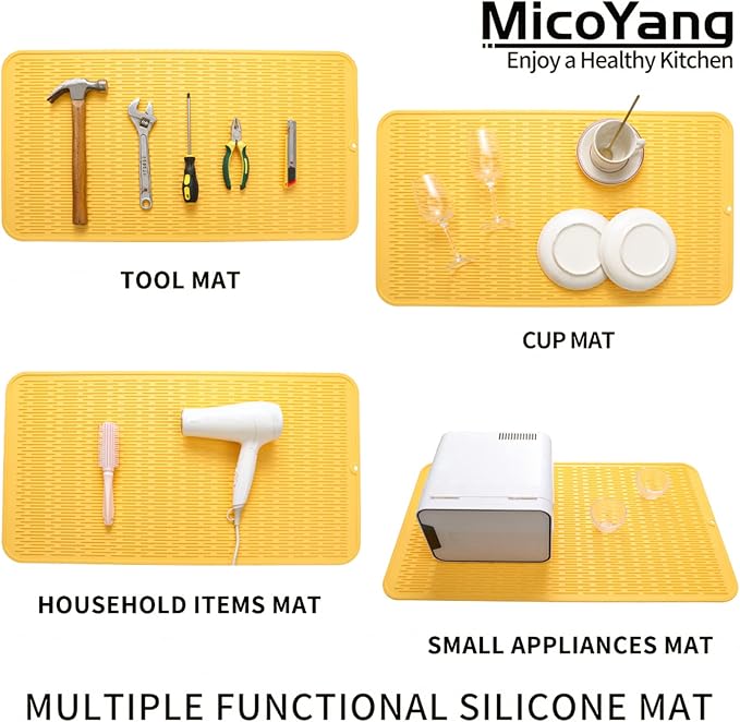 Silicone Dish Drying Mat for Multiple Usage, Easy clean, Eco-friendly, - Image 3
