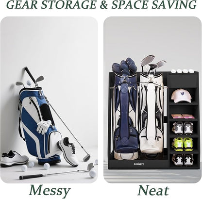 wingyz Wooden Golf Storage Organizer - Image 6