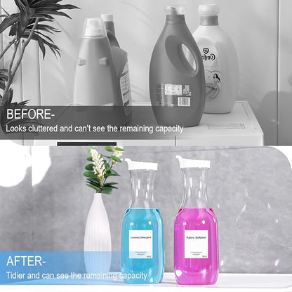 54 OZ Laundry Detergent Dispenser, Laundry Soap Dispenser, Liquid Laundry - Image 4