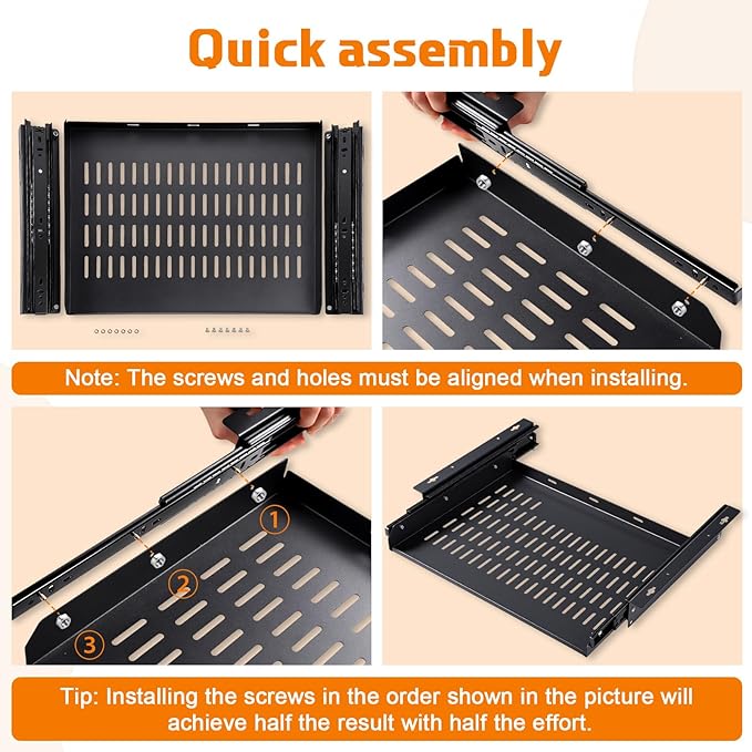 Sliding Under Desk Laptop Mount Shelf - Image 5