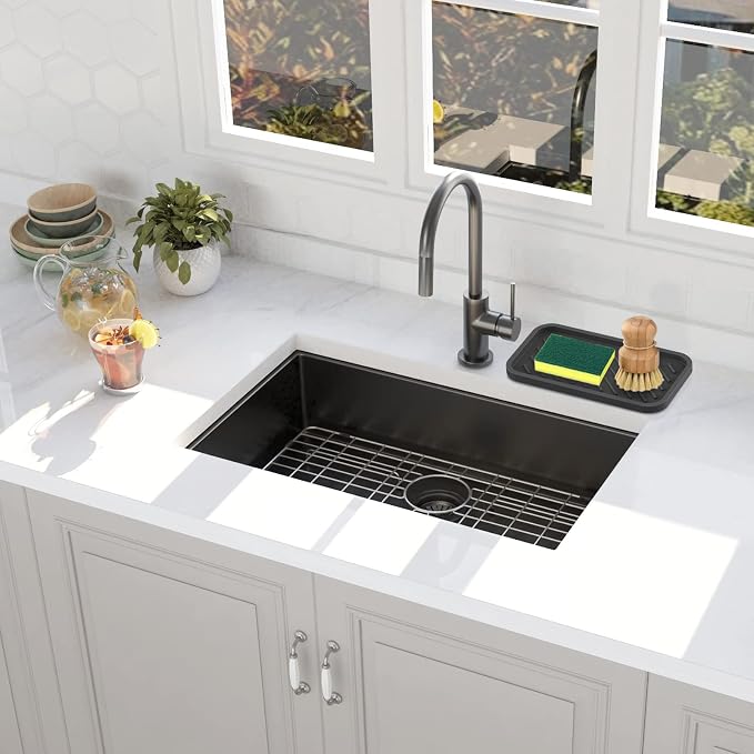 EG-SIPRO Kitchen Sink Organizer Tray, Sponge Holder - Image 6