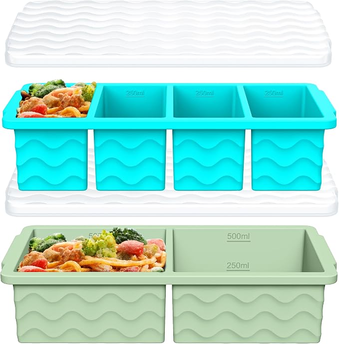Silicone Freezer Molds for Soup by Aopigavi