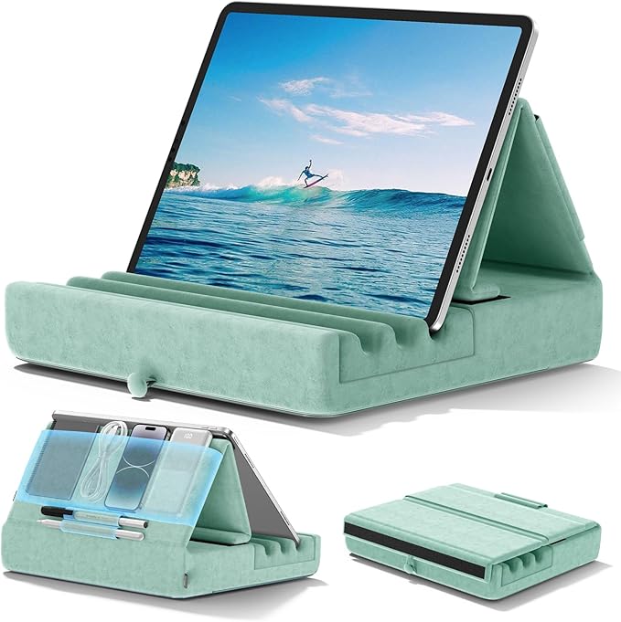KDD Tablet Pillow Holder, Foldable iPad Stand by KDD