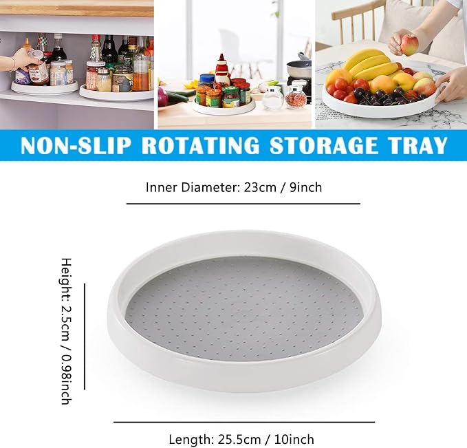 Pantry Lazy-Susan Turntable Cabinet Organizer - Image 2
