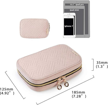 BAGSMART Travel Jewelry Organizer Case Small Jewelry Roll - Image 4