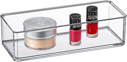 Amazing Abby - Glamour - Acrylic 1-Compartment Makeup Organizer, Transparent - Image 2