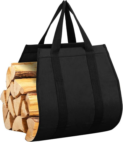 DOEWORKS Indoor Firewood Rack 18 Inch Fireplace Log Holder - Image 4