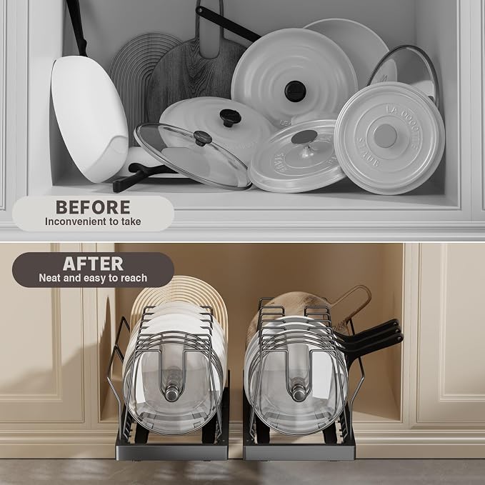 Pots and Pans Organizer Under Cabinet - Image 3