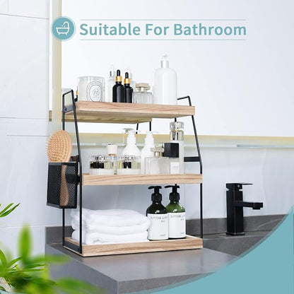 Bathroom Counter Organizer, 3-Tier Standing Storage Shelf - Image 4