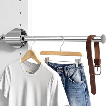 INMAKER Valet Rod for Closet Slide out | Pull out to 9.5" Hanger Rod for ≥12" by INMAKER