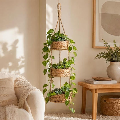 3 Tier Hanging Fruit Basket, Heavy-duty | Vegetable Storage Basket - Image 6