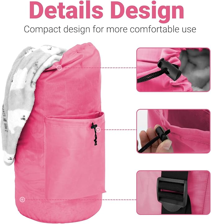 Laundry Bag Backpack Large Travel Laundry Bags - Image 3