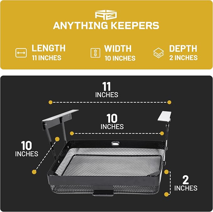 KEEPERS Anything Keeper — Compact 11x10in Under-Cabinet Slide-Out Drawer - Image 6