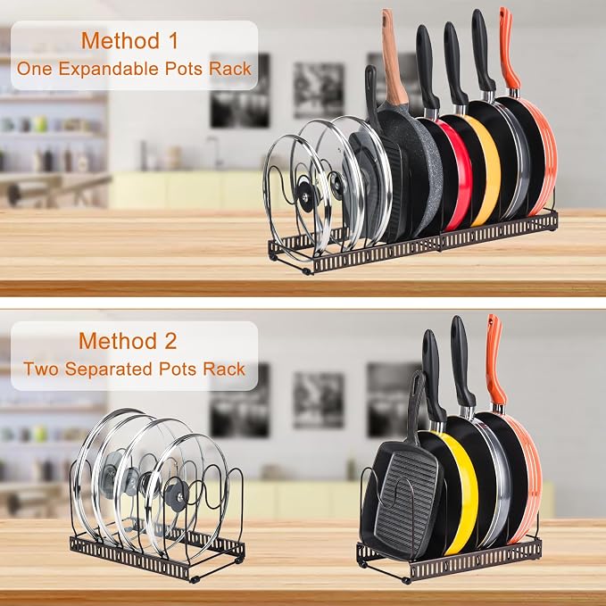 Toplife Pots and Pans Organizer Rack - Image 4