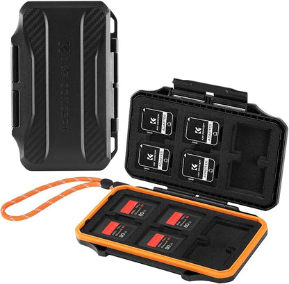 K&F Concept 24 Slots Memory Card Case, Water-Resistant Shockproof Memory Card by KFCONCEPT