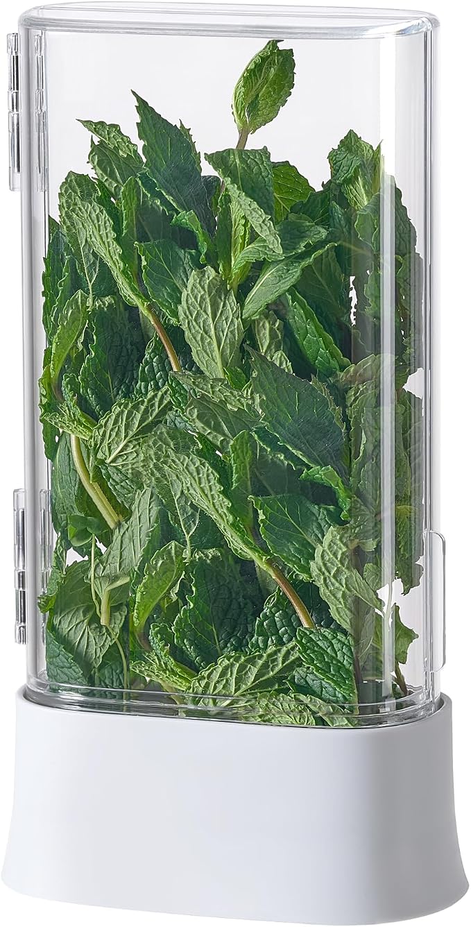 vacane Herb Keeper for Refrigerator, Fresh Herb Saver Herb Storage Containers by vacane