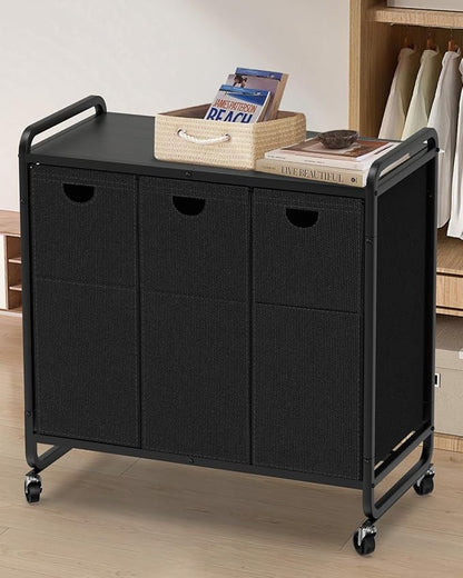 Laundry Sorter 3 Section, Laundry Basket - Image 9