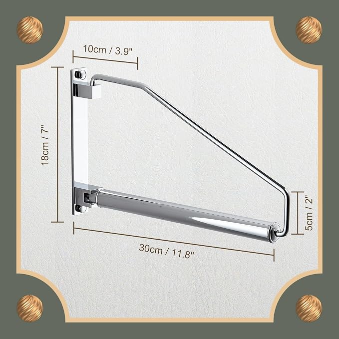 NEWRAIN Laundry Hanger, Wall Mounted Clothes Hanger - Image 7