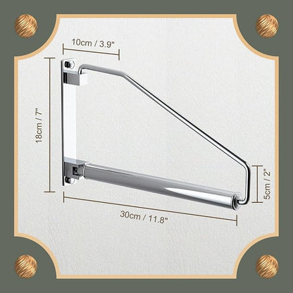 NEWRAIN Laundry Hanger, Wall Mounted Clothes Hanger - Image 7