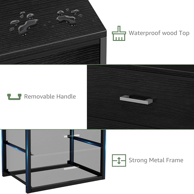 BOLUO Stackable Storage Drawers Closet Organizers and Storage Fabric 2 Drawer - Image 8