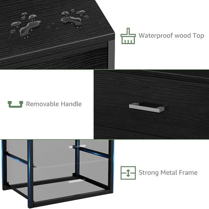 BOLUO Stackable Storage Drawers Closet Organizers and Storage Fabric 2 Drawer - Image 8