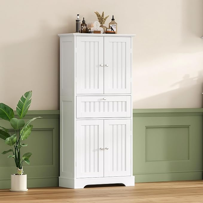 ChooChoo 51" H Bathroom Floor Cabinet - Image 2