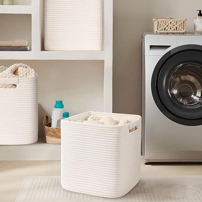 11 Inch Storage Cubes, 3 Pack Cube Storage Bins - Image 7