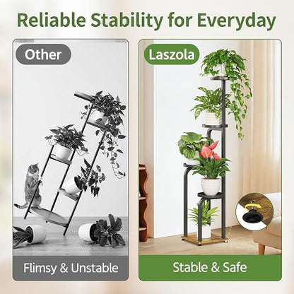 LASZOLA 5 Tiered Plant Stand Tall - Image 5