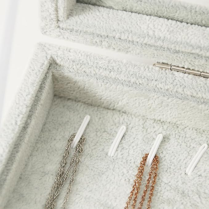 Coward 20 Hooks Necklace Organizer Jewelry Box - Image 4