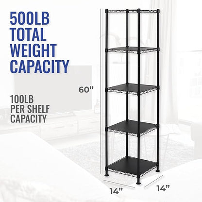 SafeRacks - NSF Certified Storage Shelves, Heavy Duty Steel Wire Unit - Image 2