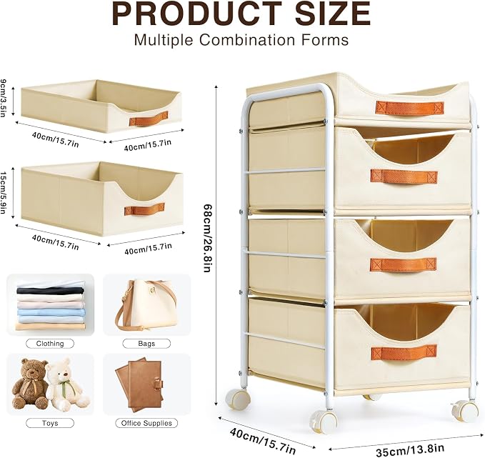 DIMJ Closet Organizers and Storage 4 Tier - Image 2