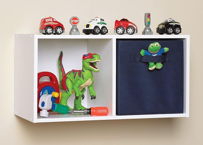 ClosetMaid Cubeicals 2 Cube Storage Shelf Organizer Bookshelf, Stackable or - Image 7