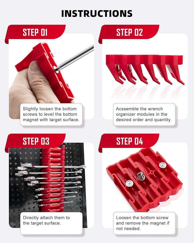 ROTATION 42PC Modular Wrench Organizer - Image 2