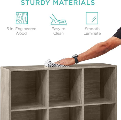 Best Choice Products 9-Cube Storage Organizer, 13.5in Shelf Opening, Display - Image 6