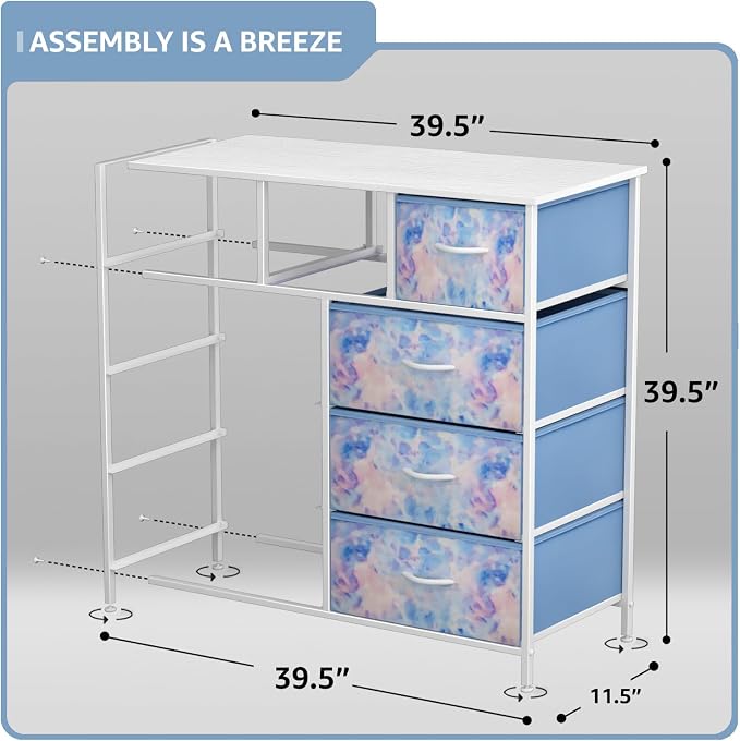 Sorbus Kids Dresser with 9 Drawers - Image 3