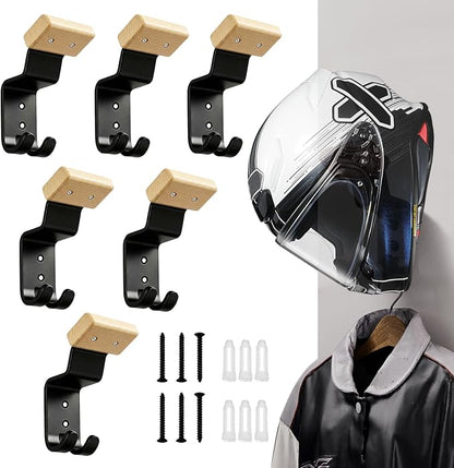 Motorcycle Helmet Holder Wall Mount by Unknown