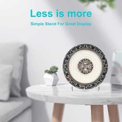 Boloyo Flat Back Acrylic Plate Display Stand, 3 Inch 5PC Clear Acrylic Display - Image 4