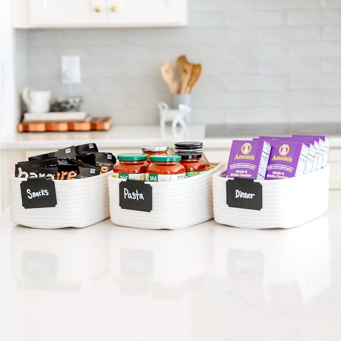 NaturalCozy 11.8"x8"x4.5” Storage Baskets - Image 9
