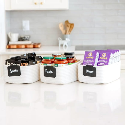 NaturalCozy 11.8"x8"x4.5” Storage Baskets - Image 9