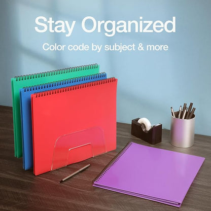 Oxford Poly 8-Pocket Organizer, Letter Size Folder, Durable Translucent Poly - Image 7