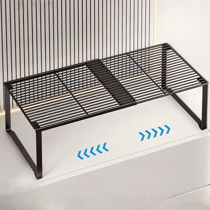 Extendable Metal Wire Shelf Organizer by HGZBS